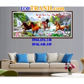 Tranh thêu kín mã đáo thành công